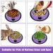 Serentive Non-Slip Stainless Steel Cat Bowls - Set of 2 | Unbreakable, 7 Oz Small Pet Feeder with Removable Rubber Base | Easy to Clean | Purple - Buy Online on GoSupps.com