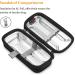 Insulin Vial Cooler Case - Portable Water Resistant Diabetic Organizer with Ice Brick - Black - Buy Online on GoSupps.com