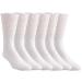 Comfort Finds Diabetic SwellSox - Breathable Cotton Socks - Loose Fitting Comfortable Sock Non Binding Top Design Improve Foot Circulation (White 3 Pair)