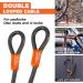 Valuemax 2m Safety Loop Cable - Plastic Coated Steel Cable for Bicycle Motorcycle & eBike | 12mm Thick Black - Secure Your Ride! - Buy Online on GoSupps.com