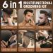 Professional 6-in-1 Beard Trimmer Kit for Men - Cordless Multi Groomer & Grooming Essentials | Perfect Gift for Him - Buy Online on GoSupps.com