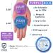 PAINCAKES Mini Reusable Cold Therapy Ice Pack - Stays in Place, Conforms to Body - 1 Set Mini (1 Purple 1 Blue) - Buy Online on GoSupps.com