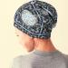 Satin Lined Double Layer Sleep Cap Set for Women - Blue Lattice Green Stripe Navy Pink - Perfect for Curly Hair - Slouchy Beanie Slap Hat (4 Pieces) - Buy Online on GoSupps.com
