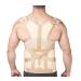 Wonder Care Posture Corrector Brace Scoliosis Kyphosis Hunch Back Support Belt Lower Back Pain Relief Belt for Women Men B-105 - XXL 2X-Large Beige