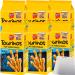 De Beukelaer Tourinos sea salt and pepper fine pastry sticks 6-pack (6x125g pack) + usy block