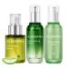 Aloderma Aloe Face Serums Set 3 Pieces - Firming Soothing Serum Brightening Serum