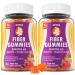 Digestive Support Sugar Free Prebiotic Fiber Gummies 1500mg 3-in-1 Prebiotic Digestive Blend & 5G Soluble Fiber - Psyllium Husk & Inulin - B9(Folic) B12 D3 for Health & Regularity Gut Metabolism