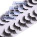 Yawamica Angel Lashes-20MM: Fluffy Dramatic Faux Mink Fox Eye Lashes for Full Volume and Lift Effect - 10 Pairs Pack - Buy Online on GoSupps.com