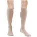 Truform Women's 15-20 mmHg Medical Compression Socks Moderate Support Soft Stretch Comfort Microfiber Knee High Closed Toe Tan Small Solid Knit Tan Small (1 Pair)