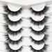 Pooplunch Wispy Cat Eye Faux Mink Lashes 7 Pairs - 8D Fluffy Volume | Natural Look False Eyelashes Multipack - Buy Online on GoSupps.com