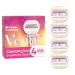 Gillette Venus Comfortglide Festival Razor blades for razor women 4 replacement blades for women's razors with 5-fold blade which ensure a thorough shave and completely smooth skin 4 sound