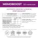 MEMOBOOST Memory Supplement - Natural Brain & Clarity 120 Capsules jar 120 - Buy Online on GoSupps.com