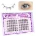 Lashes Cluster False Eyelashes Extension DIY Individual Lashes Manga Lashes Natural Look Wispy Eyelashes Cluster Anime Lashes Extension Fake Eyelashes Pack 60 Clusters by GVEFETIEE E- Anime