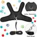 2 Pieces Guinea Pig Clothes Baby Ferret Rats Hamster Soft Mesh Harness Leash Vest Set with Bell for Guinea Pigs Hamster Ferret Rabbit Chinchilla and Similar Small Animals Small Blue Black - Buy Online on GoSupps.com