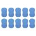 Silicone Face Scrubber - Deep Cleaning Face Scrubbing Silicone Brush Manual Massaging Face Scrubber with Soft Bristles for Camping Travelling Blue