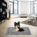 EMPSIGN Fancy Dog Bed Mat | Reversible Pet Crate Pad | Machine Washable | Grey Star Pattern | Small to XXX-Large Dogs | 24x18x1.1 Inches - Buy Online on GoSupps.com