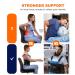 Wonderience Back Brace - Lower Back Pain Relief Lumbar Support Belt for Men & Women | X-Large Black for Heavy Lifting & Sciatica - Buy Online on GoSupps.com