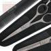 THREE SWORDS Stainless Steel Professional Hair Scissors & Thinning Scissors Set with Comb - Premium Hair Cutting Tools for Stylists - International Shipping Available - Buy Online on GoSupps.com
