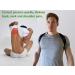 Posture Corrector Back Brace for Men & Women | Adjustable Upper Back Straightener | Pain Relief for Back Neck & Shoulders | Universal L & XL Sizes Available - Buy Online on GoSupps.com