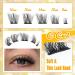Yawamica Cluster Lashes C Curl Wispy Individual 8-16MM DIY Eyelash Extension Kit - 100 Clusters Natural Fluffy Pesta, 10 Pairs for Lash Extension Look - Buy Online on GoSupps.com