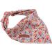 Buy Unique Style Paws Washable Cotton Dog and Cat Neck Triangle (1 Pack) - Pink Flower for Small Medium and Large Pets | International Shipping Available - Buy Online on GoSupps.com