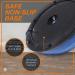 URBNFit Half Balance Ball - Core Stability & Full Body Workout Trainer - Blue | Resistance Bands & Exercise Guide Included - Buy Online on GoSupps.com