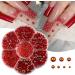 Unique Half Beads Nail Art Accessories Unique Nail Craft Decoration for Beautiful Women Nails - Buy Online on GoSupps.com