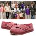 Buy Women's Wide Width Elderly Shoes - Breathable Adjustable Non-Slip Diabetic & Edema Footwear for Comfort & Style - Ideal for Swollen Feet & Plantar Fasciitis - 6 Beige - Buy Online on GoSupps.com