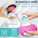 MEDLOT Moist Heat Therapy Eye Mask for Dry Eyes - Hot/Cold Pad with Silicone Beads for Styes & Puffy Eyes - Microwavable & Adjustable Strap - Buy Online on GoSupps.com