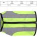 Reflective Dog Vest - Safety Jacket for Night Travel | Bright Green Zippered Pet Reflective Clothing - Buy Online on GoSupps.com