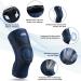 NEENCA Knee Brace with Patella Gel Pad & Side Stabilizers | Medical Grade Compression Sleeve for Meniscus Tear, Arthritis, ACL Injury Relief - Size L, Dark Blue - Buy Online on GoSupps.com