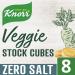 Knorr Vegetable Stock Cubes lactose- and gluten-free for delicious zero-salt vegetable-based and vegetarian meals 8x 9 g - Buy Online on GoSupps.com