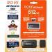 ROVE 512GB Ultimate Micro SD Card with USB 3.2 Type C Reader - 170MB/s, C10, U3, V30, 4K, A2 for Dash Cam, Android, Tablets, Games - Buy Online on GoSupps.com