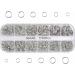 QSAAB Easy Open Jump Rings for Jewelry Making 1700 pcs 4mm to 10mm storage box with 12 separate compartments for each size  Silver jump rings for keychains  Earring  Necklace(4mm 5mm 6mm 7mm 8mm 10mm)