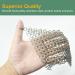 ifeel Cast Iron Cleaner - Premium 316L Stainless Steel Chainmail Scrubber (2 Pairs) - Size 3-4x4 - Buy Online on GoSupps.com