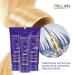 3 Piece Violet Toning Kit for Blonde Hair | Trivitt by Itallian Hairtech - Shampoo Conditioner & Moisturizing Cream for Advanced Hydration & Repair - International Shipping Available - Buy Online on GoSupps.com