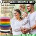 Anbar Leather Mosquito Repellent Bracelets for Adults and Kids 12 Pack Deet Free All-Natural Anti-Mosquito Tick and Insect Essential Oils 300-Hour Waterproof Outdoor Protection (Solid) - Buy Online on GoSupps.com