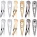 6 Pieces 4 Inch Rhinestone Snap Hair Clips Hair Barrettes Hairpins Crystal Metal Hair Clips for Women Girls Wedding Hair Accessories (Black Silver Gold) - Buy Online on GoSupps.com