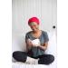 Grace Eleyae GE Sleep Cap | Red Slap Silky Beanie Hat for Curly Hair Women - Buy Online on GoSupps.com