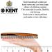 Kent F3T Fine Tooth Comb for Hair Care - Men's and Women's Parting Comb for Dandruff-Free Hair - 1 Pack Tortoiseshell - Buy Online on GoSupps.com