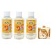 Bath & Body Works Sparkling Orange Spritz 3 Pack Body Lotion with a Peach Gardenia Bar Soap - Full Size