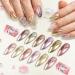 Rose Gold Chrome Nail Powder - Metallic Mirror Effect Pigment for Nails - Set of 6 Jars - Buy Online on GoSupps.com