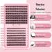 192 Pcs Lash Clusters 2 Styles Mixed Cluster Lashes DIY Eyelash Extensions Eyelash Cluster Extension DIY Individual Lashes Super Thin Band Soft and Easy to Wear (Flawless+Fabulous D-Mix) 8-16mix(192PCS)D Curl Flawless+Fabulous - Buy Online on GoSupps.com