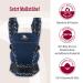 Manduca First Baby Carrier - Organic Cotton Ergonomic Carrier for Newborns & Toddlers (3.5-20 kg) - Rainbownight Rainbow Night Design - Buy Online on GoSupps.com