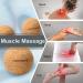 COENGWO Cork Massage Ball Set - Myofascial Release & Trigger Point Therapy Kit with Carry Bag - 3 Balls for Muscle Knots & Deep Tissue Relief - Buy Online on GoSupps.com
