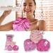 3-Pack Deluxe Shower Puffs - Long Lasting Quality for Smooth, Exfoliated Skin - Pink Shades - Buy Online on GoSupps.com
