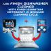 Finish In-Wash Dishwasher Cleaner - 3 Count, Pack of 4 | Removes Hidden Grease & Grime - Buy Online on GoSupps.com