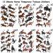 Horse Temporary Tattoos for Kids - 12 Sheets, Birthday Party Supplies, Stickers, Fake Tattoos, Decorations, Party Favors, Girls Boys, Game Rewards - Buy Online on GoSupps.com