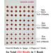 VAMA Multicolour Small Stone Bindi Booklet - 252 Forehead Stickers for Girls & Women | Stylish Bindiya Collection - Buy Online on GoSupps.com