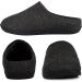 ADAX Men's Orthotic Plantar Fasciitis Slippers - High Arch Support, Pain Relief House Shoes for Heel & Flat Feet - Dark Grey (11-11.5) - Buy Online on GoSupps.com